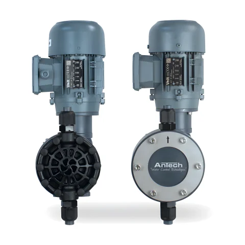AnTech EMD M50 50 L/h 7 Bar Mekanik Diyaframlı Dozaj Pompası – PP Kafa, Seramik Bilye