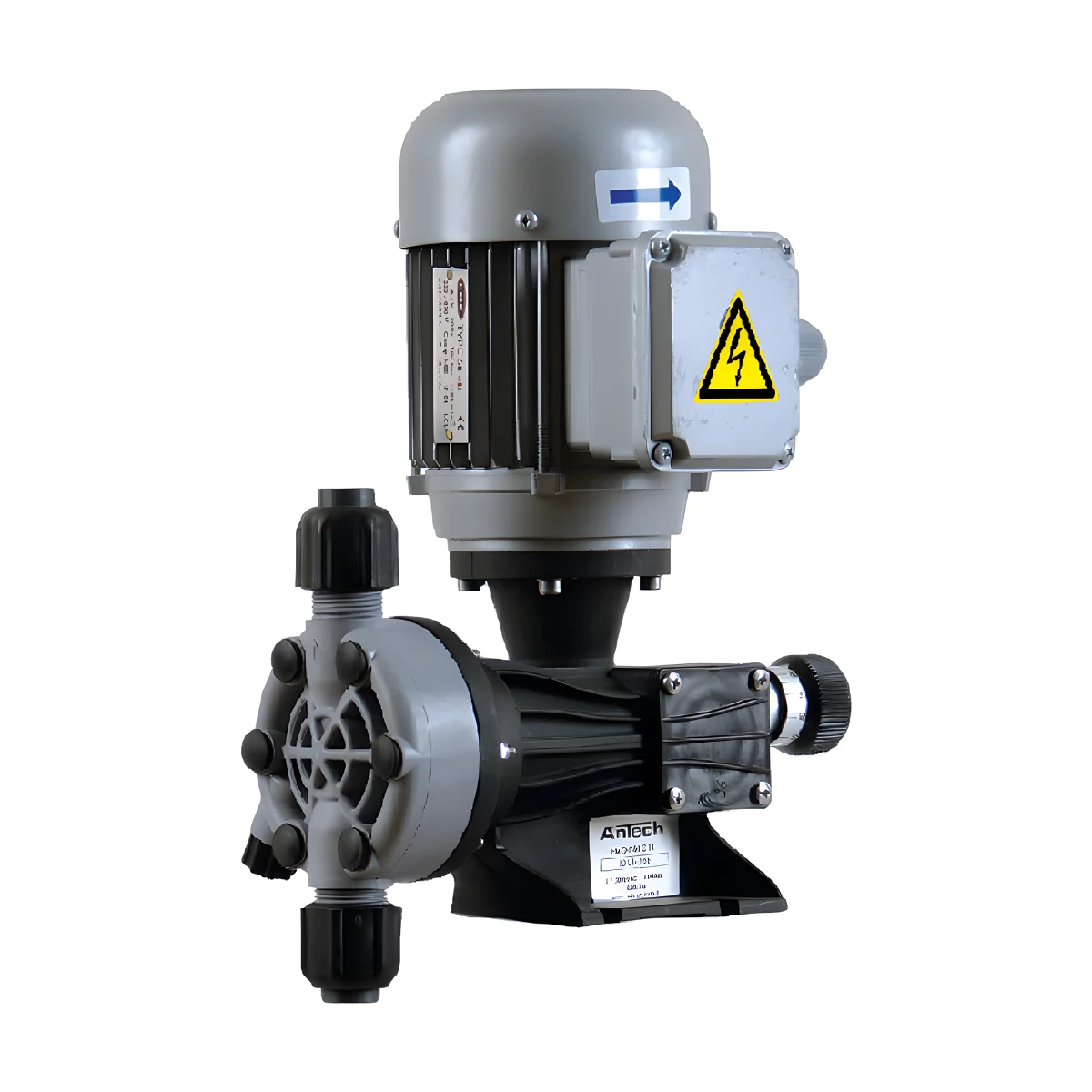 AnTech EMD P14 14 L/h 5 Bar Mekanik Diyaframlı Dozaj Pompası – PP Kafa, Seramik Bilye