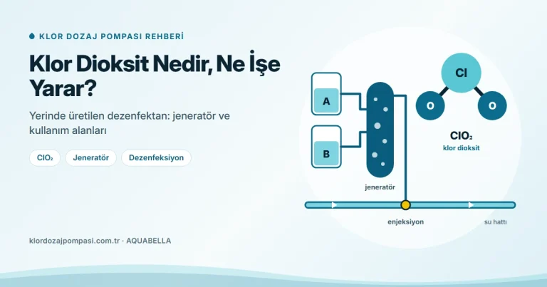 Klor Dioksit Nedir, Ne İşe Yarar? Su Arıtımında Kullanımı